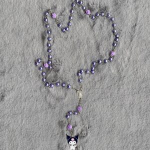 KUROMI MORADO Y PLATEADO