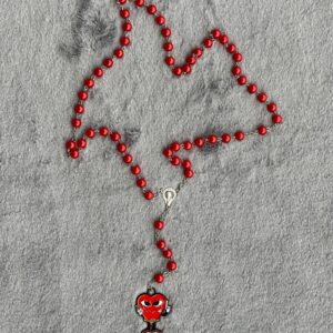 LMDA RUBIROSA ROJO Y PLATEADO